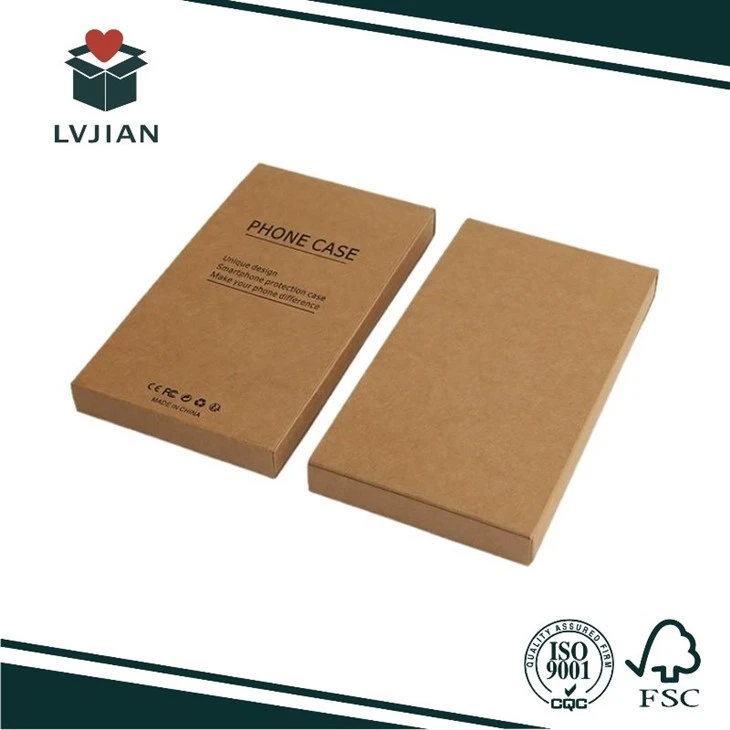 Kraft Paper Container For Mobile Phone Case high quality