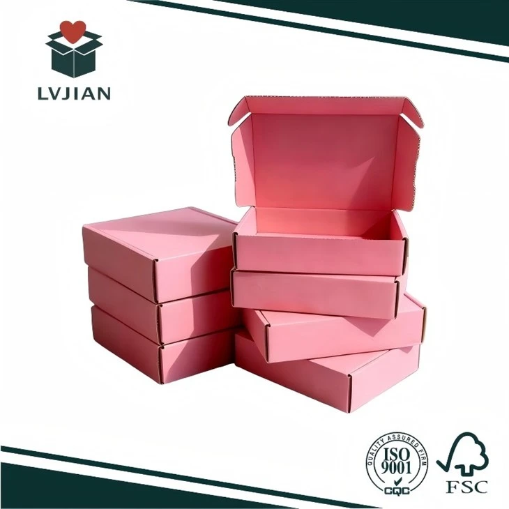 Pink Corrugated Paper Container suppliers